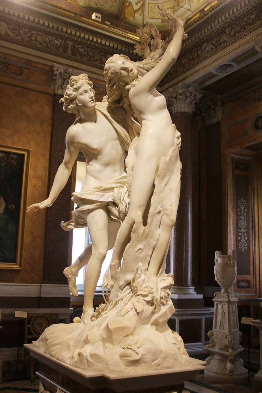 Estatua de Dafne y Apolo de Bernini